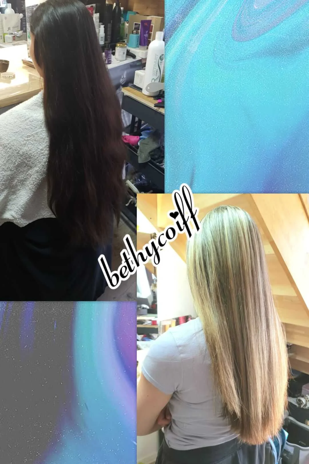 Coloration blonde femme